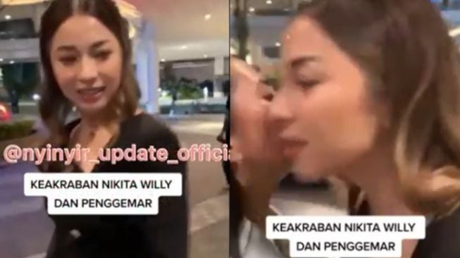 Aksi Nikita Willy Banjir Pujian Saat Temui Para Penggemar, Salaman Hingga Gendong Anaknya