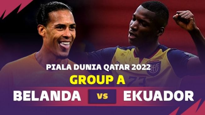 Live Streaming Piala Dunia 2022 Belanda vs Ekuador Secara Gratis di HP