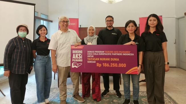 CCEP Indonesia Salurkan Donasi 12.500 Euro untuk Yayasan Nurani Dunia