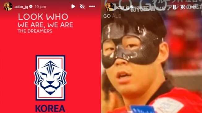 Artis Korea Dukung Timnas di Piala Dunia 2022 (instagram/@actor_jg)