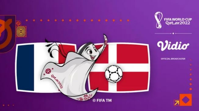 Nonton Prancis vs Denmark di Vidio. (vidio.com)