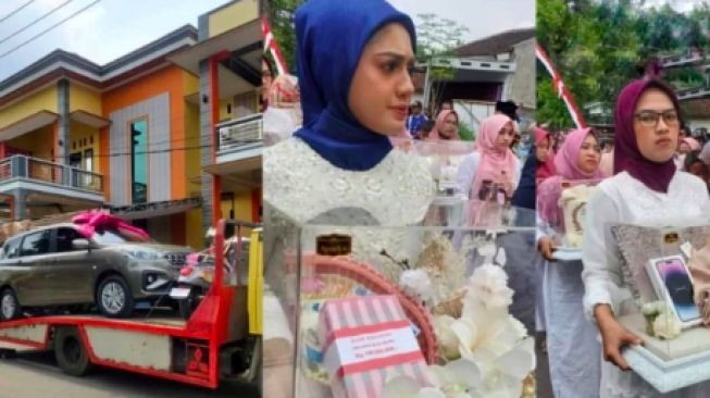 Heboh Mas Kawin Sampai Hadiah Mahar Senilai Rp 1 Miliar  Berjejer di Jalan, Sultan Jember Menikah