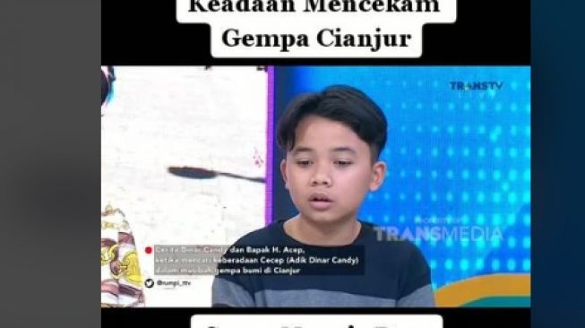 Sempat Terjebak di Dalam Toilet Asrama, Begini Cerita Adik Dinar Candy yang Jadi Korban Gempa Cianjur