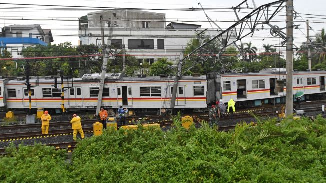 Ada Kereta Anjlok Di Kampung Bandan, Simak Rekayasa Pola Operasi KRL Di Sini