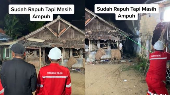 'Malu Banget' Dikira Reyot Bangunan Tua Ini Ditarik Tim Bedah Rumah Malah Tak Ambruk-Ambruk