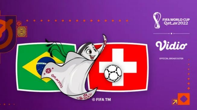 Nonton Brasil vs Swiss di Vidio. (vidio.com)