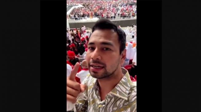 Viral Raffi Ahmad Hadiri Acara Relawan Jokowi di GBK, Publik Kecewa: Gak Respect!