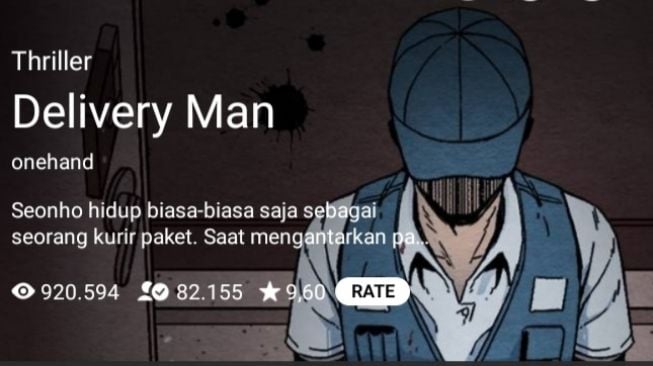 Webtoon Thriller Delivery Man, Kurir Paket yang Terjebak dalam Bisnis Gelap