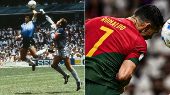 "Hair of God" Ronaldo Curi Gol Bruno Fernandes Viral, Dibandingkan dengan Tangan Tuhan Maradona