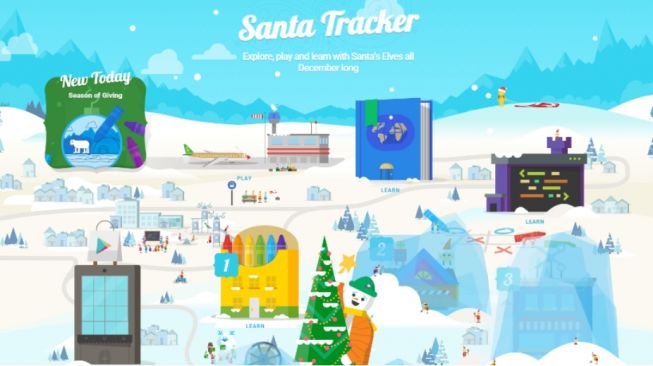 Cara Main Santa Tracker Game Google untuk Meriahkan Hari Natal 2022