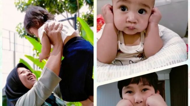 Potret Sus Rini mengasuh Rayyanza layak anak sendiri (Instagram/riniperdiyanti)