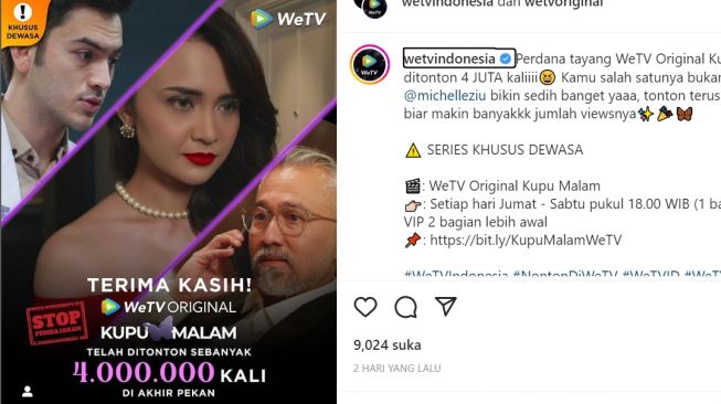 Fakta-Fakta 'Kupu-Kupu Malam', Series Rating Dewasa dengan Penuh Adegan Ranjang