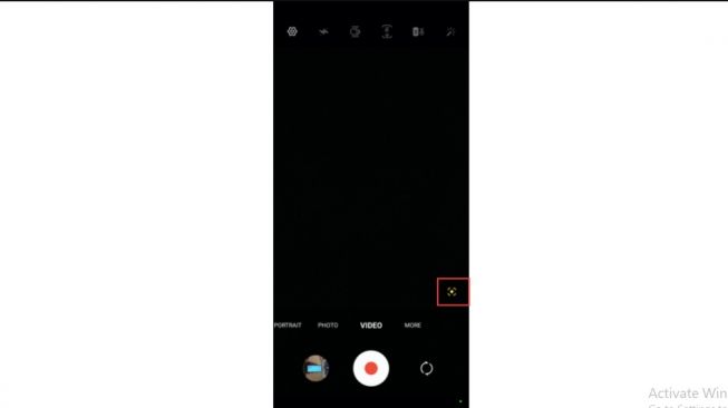 Cara mengaktifkan fitur Auto Framing. [Samsung Indonesia] 