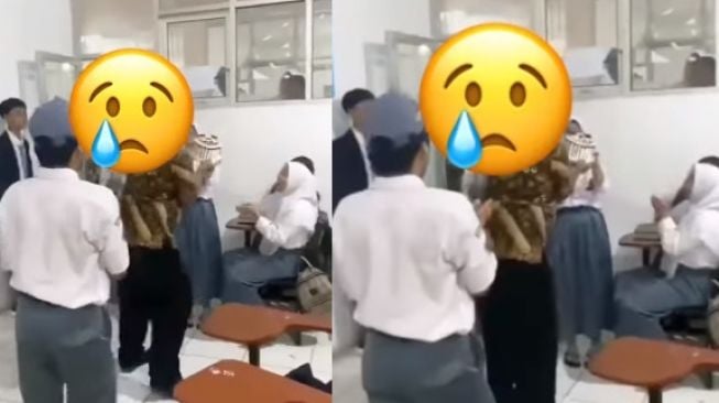 Plot Twist! Diberi Surprise Kue Ultah, Reaksi Guru Malah Bikin Siswa Sekelas Kicep