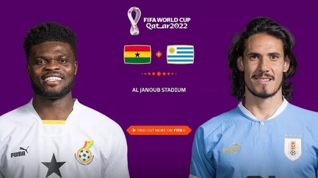 Nonton Ghana vs Uruguay di Vidio. (vidio.com)