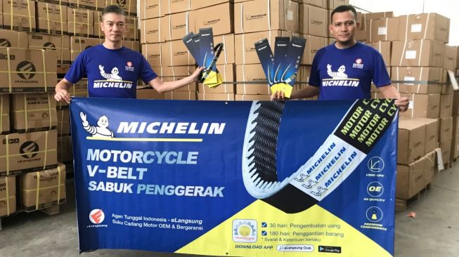 Untuk calon distributor di Kabupaten/Kota yang ingin menjadi agen tunggal V-Belt Michelin bisa menghubungi pihak eLangsung atau melalui kontak 08981113300 (Syaid) [PT eLangsung].