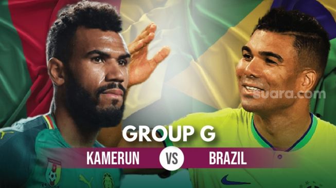 Prediksi Kamerun vs Brasil di Grup G Piala Dunia 2022: Misi Super Sulit The Indomitable Lions
