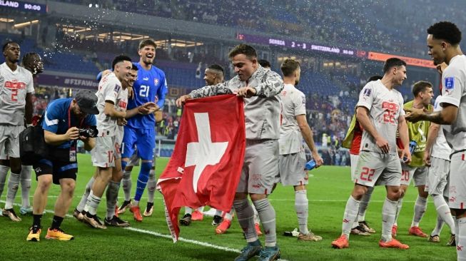 Hasil Piala Dunia 2022: Menangi Laga Sengit Lawan Serbia, Swiss Dampingi Brasil Lolos dari Grup G