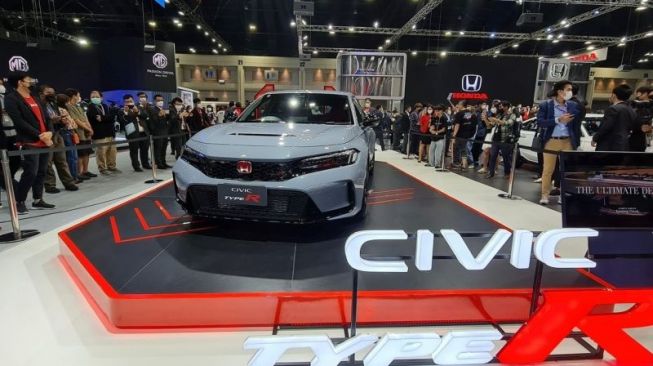 Honda Civic Type-R di pameran otomotif Thailand [Honda via ANTARA].
