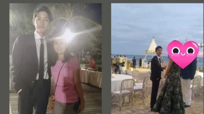 Song Joong Ki Kondangan di Bali (Instagram @myanmar.kiaile)