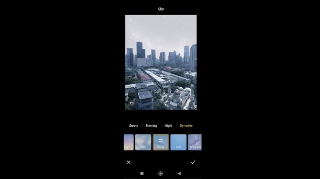 Fitur AI Sky Filter. [Poco Indonesia]