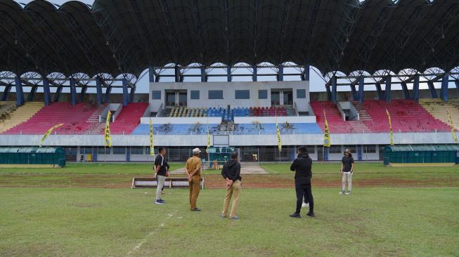 Cari 'Home Base', Nusantara United FC Lakukan Kunjungan ke Beberapa Stadion di Kaltim