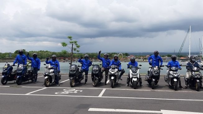 Rangkaian Maxi Yamaha Day 2022 Resmi Ditutup, Baksos dan Tanam Pohon Cemara Warnai Temu Komunitas di Gunung Ijen