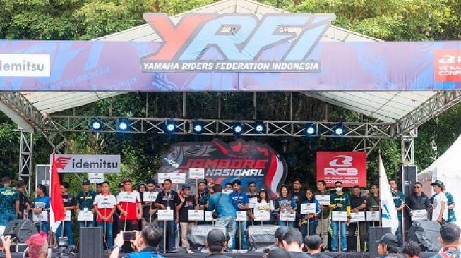 Jamnas Yamaha Riders Federation Indonesia Kelima Berlangsung Seru, Ribuan Biker Hadir di Kaliurang