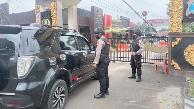 Usai Bom Bunuh Diri di Polsek Astana Anyar, Polda Lampung Perketat Penjagaan Markas