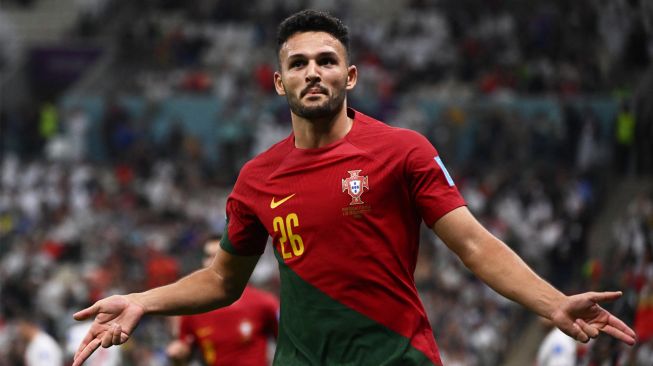 Piala Dunia 2022:  Cetak Hat-trick, Goncalo Ramos Bersinar Saat Portugal Bantai Swiss 6-1