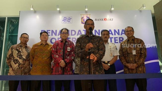 PAM Jaya Rekrut Ribuan Karyawan Palyja dan Aetra, Heru Budi: Rekan-rekan Sekalian Sangat Beruntung