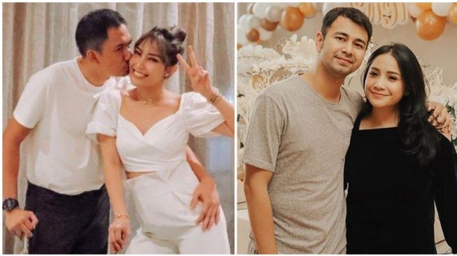 Ayu Dewi - Regi Datau dan Nagita Slavina - Raffi Ahmad (Instagram)