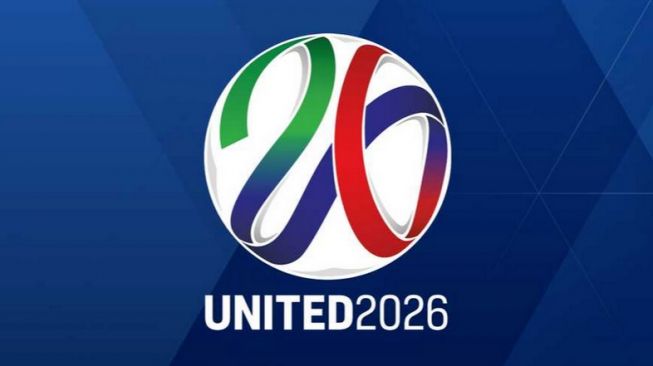 Logo Piala Dunia 2026 yang akan diselenggarakan di Amerika Serikat, Kanada, dan Meksiko. [WBALTV]