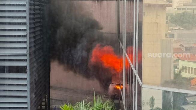 Menteri Yasonna Laoly Berada di Luar, Saat Gedung Kemenkumham Terbakar