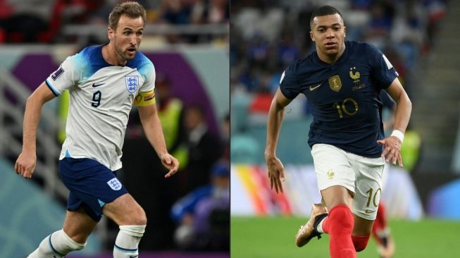 Link Live Streaming Inggris vs Prancis, Super Big Match Perempat Final Piala Dunia 2022