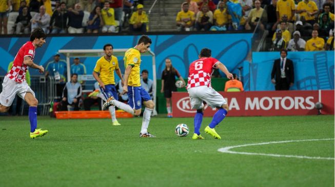 Laga Kroasia vs. Brazil Pada Piala Dunia 2014 Silam (wikipedia)