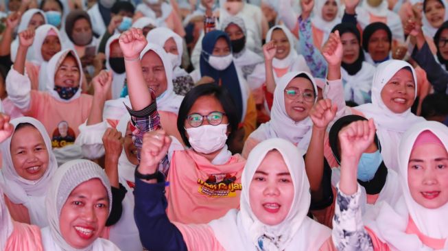 Emak-emak di Jakarta Beri Dukungan untuk Ganjar Dongkrak UMKM Hingga Lanjutkan Pembangunan IKN