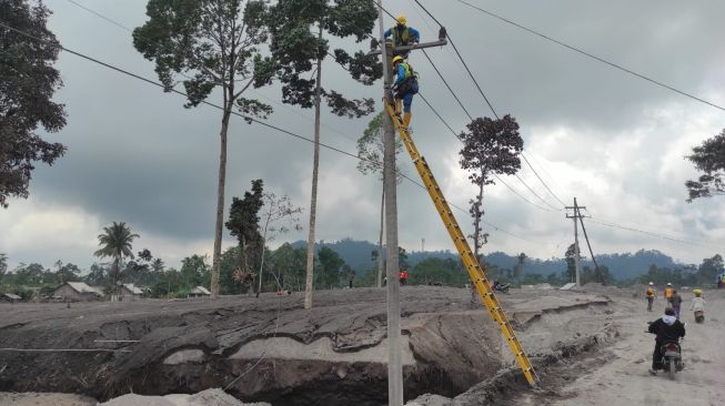 Kembali Terang, Warga Semeru Akui Kesigapan PLN Pulihkan Kelistrikan Lumajang