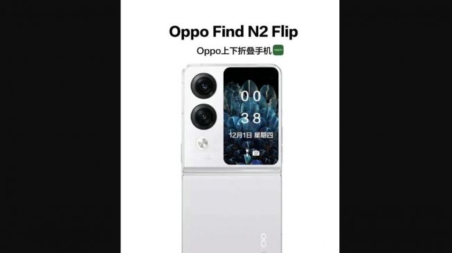 Bocoran Oppo Find N2 Flip. [Gizmochina]