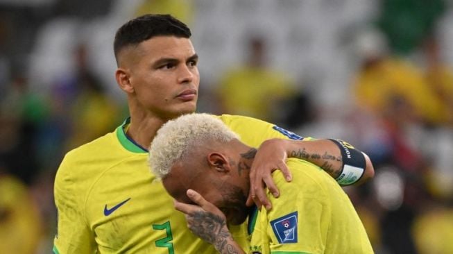 Kekalahan Brazil yang Sulit Diterima, Neymar Mau Pensiun?