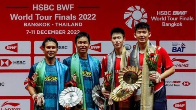5 Potret Podium Juara World Tour Finals 2022, China Borong Tiga Gelar!