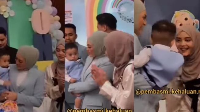 Kedekatan Nathalie Holscher dan Putri Delina di Ultah Adzam Banjir Pujian Warganet