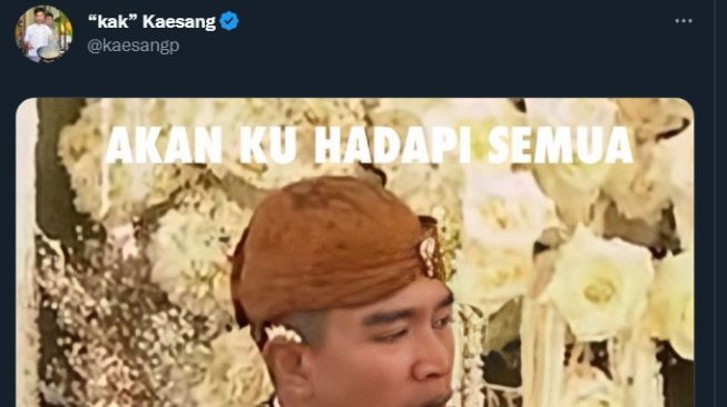 Kaesang Pangarep Ceritakan Malam Pertamanya di Twitter, Netizen: Jokowi Malu Lihat Ini