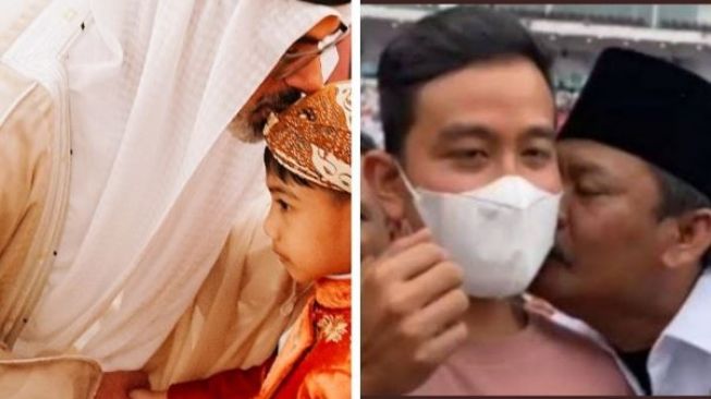 Jan Ethes Dicium Pangeran Arab, Netizen Ejek Gibran Dicium Pria Berkumis