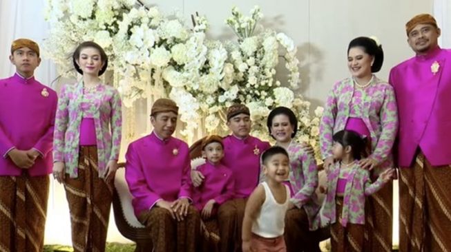 Tingkah Kocak Nahyan Nasution di Nikahan Kaesang (Twitter/@bobbynasution_)