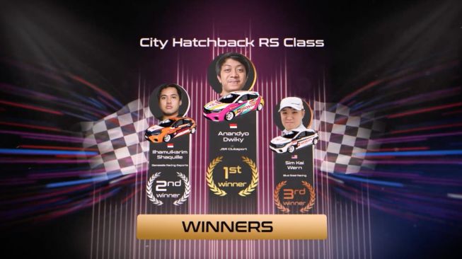 Musim Ketiga Balap Virtual Honda Racing Simulator Championship, Simracer Indonesia Rebut Gelar Juara Terbanyak