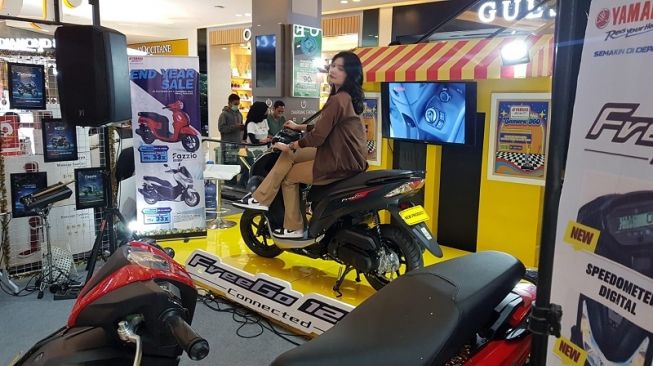 Ekspresikan keseruan berpotret bersama Yamaha FreeGo 125 Connected dalam pameran di berbagai penjuru Tanah Air [PT YIMM].