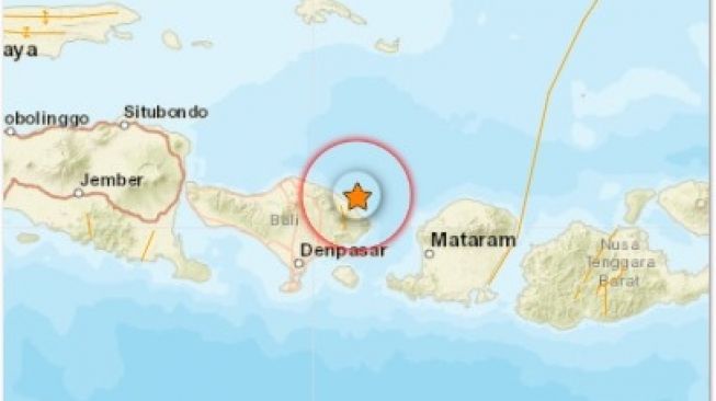 Gempa M 4,8 Guncang Bali Berpusat di Karangasem, Terasa Sampai Denpasar