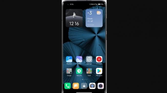 Tampilan MIUI 13 di Mi 10 Ultra. (Xiaomiui)