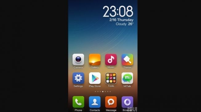 Tampilan MIUI V5. (Xiaomiui)